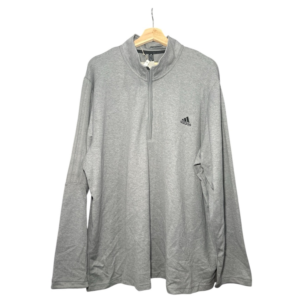 Adidas Golf Men's Gray 1/4 Zip Pullover